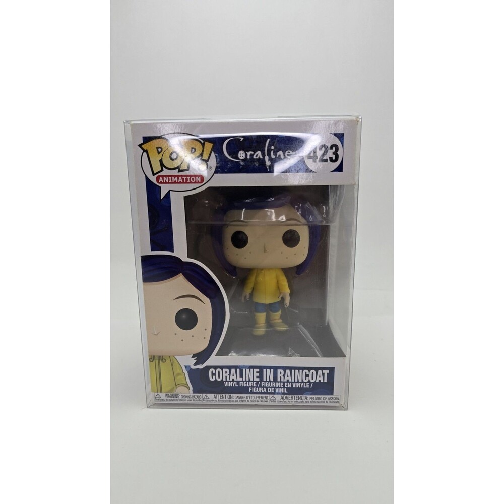 Funko Pop! Animation Coraline in Raincoat #423 Vinyl Figure W/protector,read des